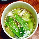 玉ねぎ氷のスープ味噌味（塩分０．９g)